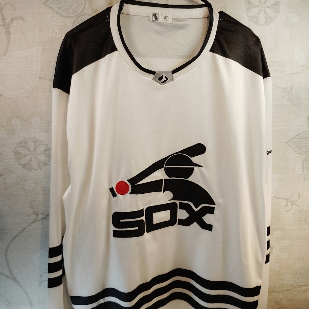 White Sox Black and White Men's Jersey